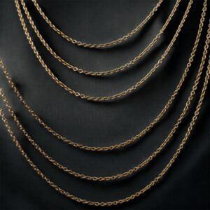 Oval Cable Chain 18K Gold