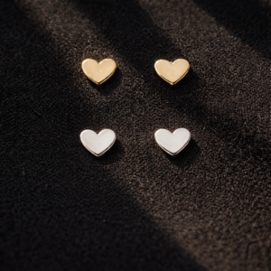 Plain Heart Earrings